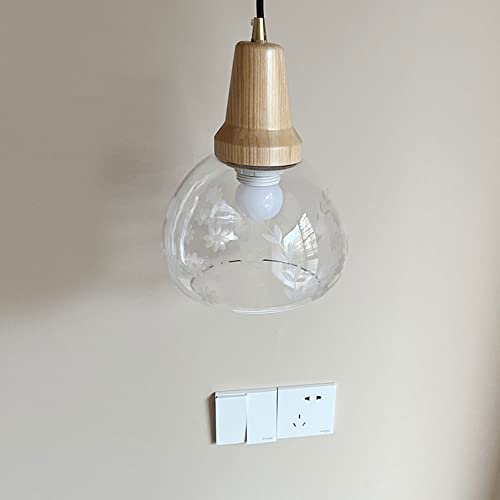 Pendentif éclairage de qualité supérieure en verre transparent E27 - 6
