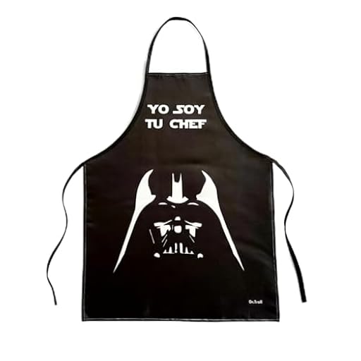Delantal Fan Art de Vader y el lado oscuro. Incluye la Frase Yo Soy tu Chef, Color Blanco y Negro | Ya disponible en tu tienda friki favorita! En mundofriki.es! Delantal Fan Art de Vader y el lado oscuro. Incluye la Frase Yo Soy tu Chef, Color Blanco y Negro | Ya disponible en tu tienda friki favorita! En mundofriki.es!