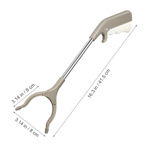 HOLIDYOYO 1Pc Sanitary Clamp Rubbish Up Clip with Non Slip Handle Garbage Cramp Iron Tool for Easy Outdoor Cleaning and Waste Collection - Image 2