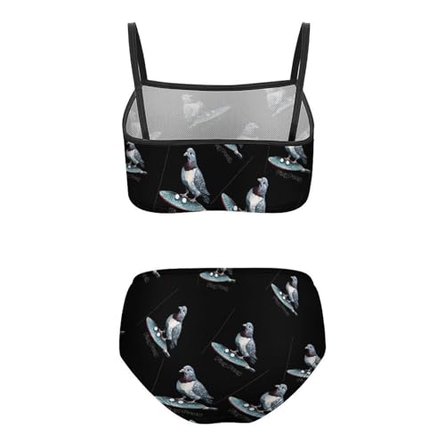 Pigeon Ping Pong Girls Bikini Swimsuit Two Piece Bathing Suit Beach Swimwear2