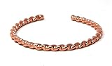 Cowboy Rope Style - Natural Solid Copper Bracelet Hand Forged in the United States - Unique Style for your Country Western Fashion (Natural, Grand 8