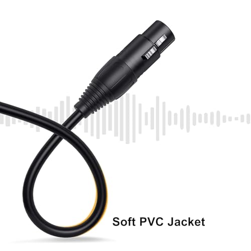 Image of Balanced XLR Splitter Dual XLR Male to 1XLR Female XLR Y-Split Patch Cable