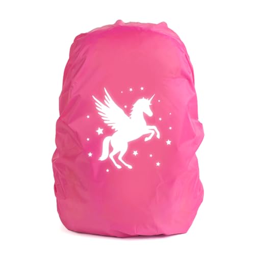 Capaneus Einhorn Regenschutz Schulranzen, Step by Step Regenschutz, Reflektierender Rucksack Überzug Regenschutz, Schultaschenhülle mit Einhorn für Jungen Mädchen Schulanfänger Capaneus Einhorn Regenschutz Schulranzen, Step by Step Regenschutz, Reflektierender Rucksack Überzug Regenschutz, Schultaschenhülle mit Einhorn für Jungen Mädchen Schulanfänger