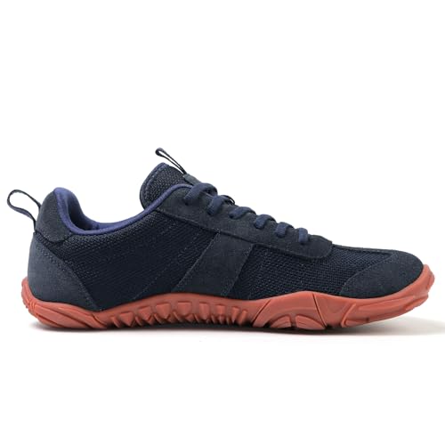 Image of UBFEN Womens Barefoot Shoes Mens Wide Toe Box Zero Drop Minimalist Sneakers | Laces Up, Lightweight, Breathable, Comfortable, Suitable for Walking, Travel, Light Hiking, Trail Running, Tennis, Daily Wear