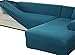 ZZDXW Copri Divano A L Angolare Copridivani con Penisola A DX A SX Angolari Fodera per Divano A Sinistra Destra Copridivano Elasticizzato Blu Sofa Cover L Shape 1 2 3 4 Posti Protezione Divano