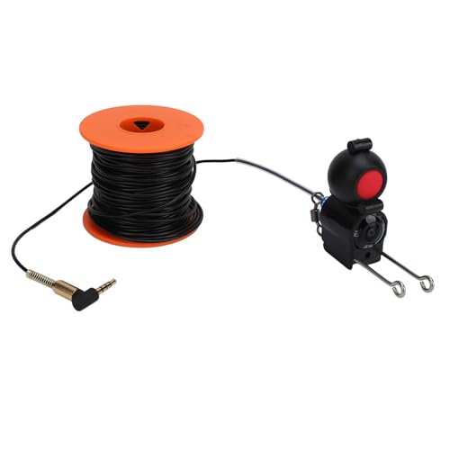CVBS Fotocamera da Pesca Subacquea Video Fish Finder da 2 MP Ad Alta Risoluzione con Cavo da 30 M Fish Portatile Impermeabile per Attività allAperto 12 V