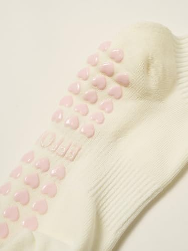 Image of Shapes Studio Half Calf Grip Socks, Cute Fruit Pilates Socks, Ruffle Socks, Non-Slip for Barre Yoga