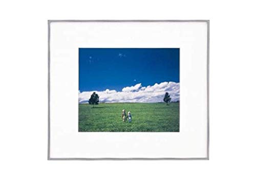 FUJICOLOR 額縁 ワイドマットフレーム A5010 アクリル 半切ノートリ(135) アルミ シルバー 303616