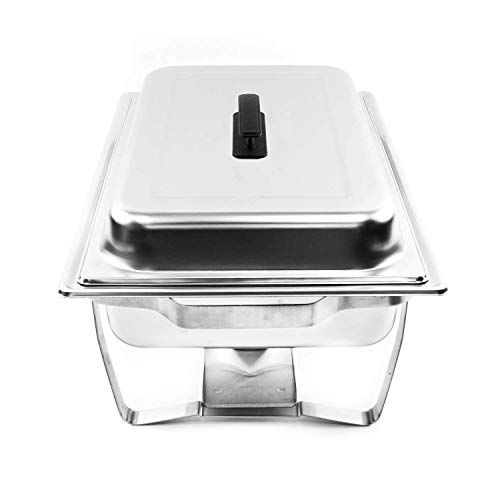 Alpha Living 8QT Chafing Dish High Grade Stainless Steel Chafer Complete Set