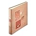 Produktbild Hama Jumbo Fotoalbum Singo (Fotobuch 30x30 cm, Album mit 100 weißen Seiten, Photoalbum zum Einkleben und zum Selbstgestalten) terracotta
