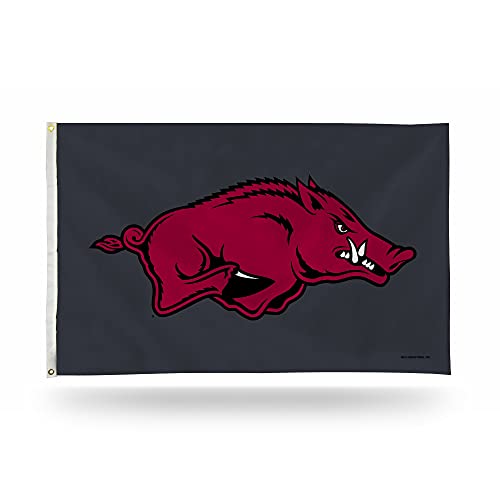 Drapeau Arkansas Razorbacks gris 9,5x1,5 m grand format pour mât horizontal - 2