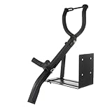 INOOMP Soporte para Saxofón Alto y Tenor Resistente Negro para Pared, Soporte Práctico para Instrumentos Musicales de Viento, Expositor Compacto para Saxofón Medio y Tenor