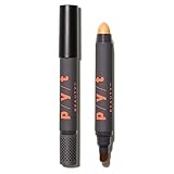 PYT Beauty Concealer, Light/Warm, Makeup Concealer Stick and Concealer Brush, Matte Finish, Hypoallergenic, Cruelty Free, 1 Count