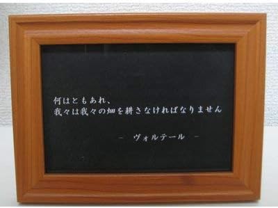 Amazon ヴォルテール 名言 格言 写真立て グッズ 啓蒙 偉人 金言 座右の銘 雑貨 フォトフレーム 通販