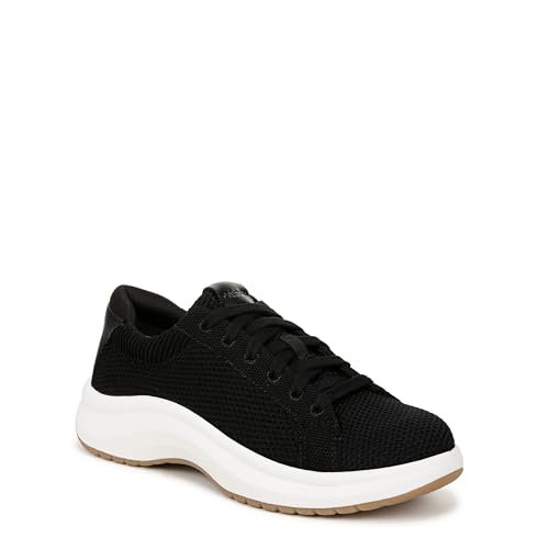 Dr. Scholl's Shoes Women's Feel Nice Plantar Fasciitis Sneaker, Black Fabric, 9.5 Wide - Main Image