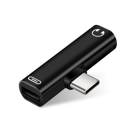 EXQIOUR Adaptateur USB C en aluminium de qualité supérieure pour casque de 3,5 mm avec double puce pour la musique et le chargement simultané USB C – vue 7