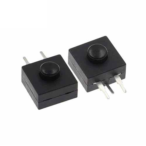 Interruptor de botón de 3 pines para reparar linterna frontal con selector de modos 12x12mm
