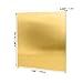 LEXININ 3 PCS 6 x 6 Inch Brass Sheet, 18 Gauge/1mm Metal Brass Plates for Craft DIY, Repairs