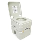 SEAFLO Portable Toilet for RV, Boat, and Camping (5.3 Gallon - Multifunctional)