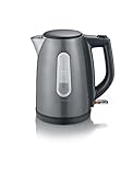 Leistungsstarker Wasserkocher mit separatem Gerätesockel für Wassermengen bis zu 1 Liter - Zum Aufkochen von Wasser innerhalb weniger Minuten, Aufbrühen von Tee und Instantgerichten und für die Zubereitung von Babynahrung