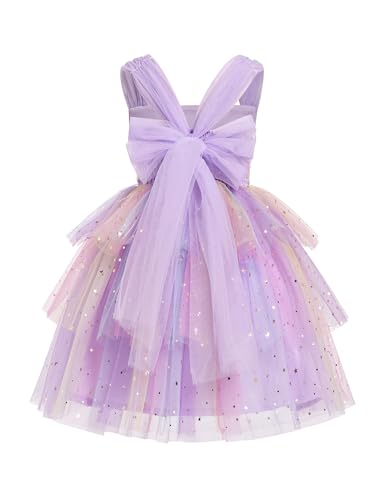IMEKIS Toddler Girl Birthday Dress Strawberry Heart Tulle Princess Dress Formal Party Cake Smash Photo Shoot 1-6T2