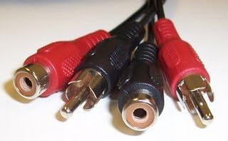 Cable-Core 5m Double RCA Phono Male to Female Extension Cable Lead