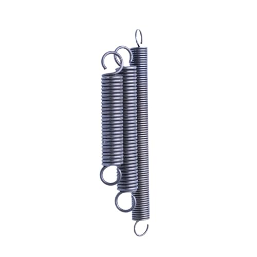 10Pcs Small Extension Spring with Hook Wire Dia 0.3mm-0.6mm OD 3mm-7mm Length 10-300mm (0.5 * 4,Length180mm)