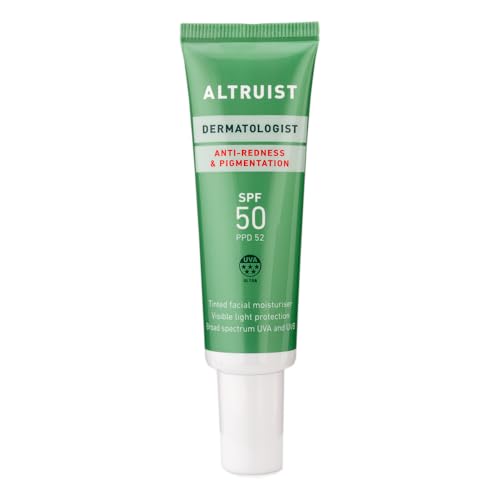 Altruist Anti Redness and Pigmentation SPF50 Tinted Face Cream, 30 ml