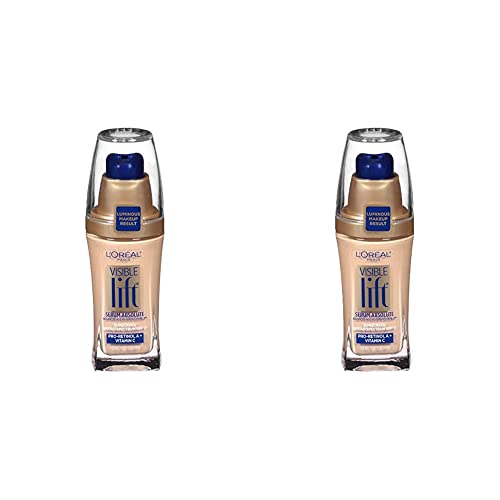 L'Oreal Paris Visible Lift Serum Absolute Foundation, Light Ivory, 1 Ounce (Pack of 2)