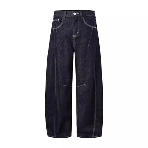 Men's Denim Pants Casual Long Wide Leg Loose Comfortable Jeans​2