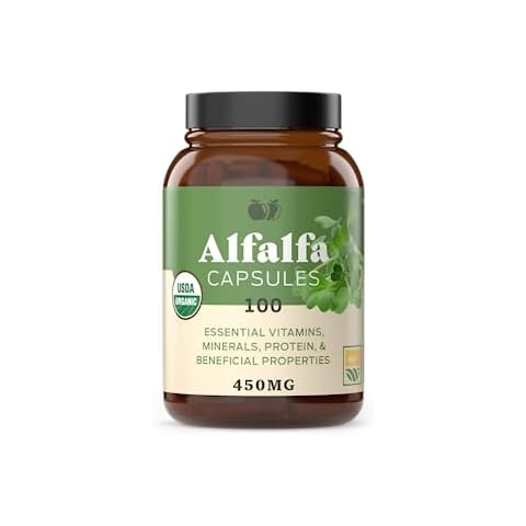Complete Natural Products Pure Alfalfa Leaf Capsules Cover