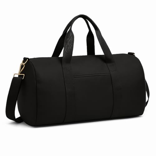 Weemsbox Mala Esportiva Academia, Compartimento para Tênis, Impermeável, 45 x 27 x 24 cm, Dobrável, Rosa (Preto)
