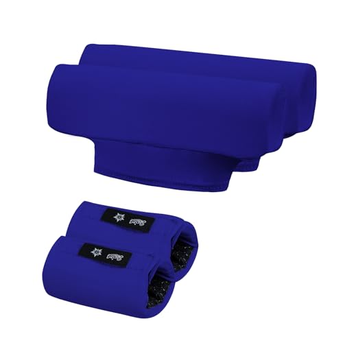 Underarm Crutch's Pad and Hand Grip Covers Universal Forearm Handle Padded Cushion Sets Accessories for Crutches Pads for Armpits Klein Blue