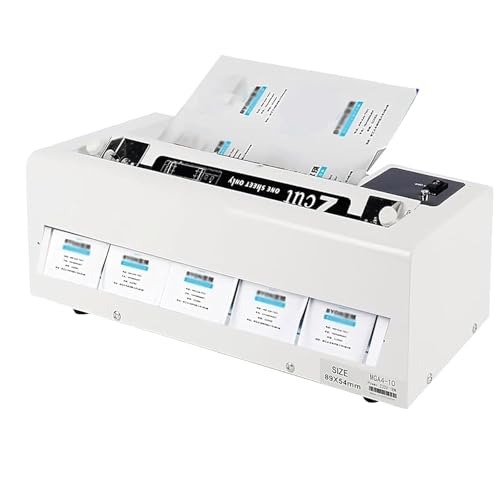 Machine de découpe de cartes de visite automatique et coupeuse de papier réglable pour bureau