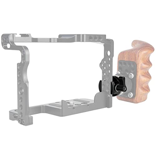 Image of NICEYRIG NATO Clamp to Rosette Mount Adapter (M6 Thread Diameter 31.8mm) Applicable for ARRI Rosette Wooden Handgrip, Quick Release and Lock