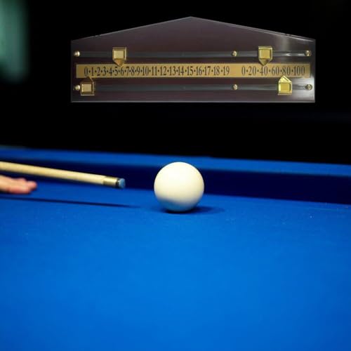 Marcador de billar con sistema reutilizable para conteo preciso 3
