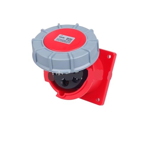 Conector macho y hembra IP67 impermeable de 63A con 5 polos 2