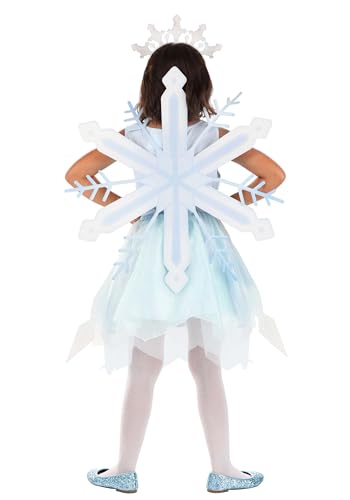 Disfraz completo niña copo de nieve brillante miniatura 2