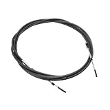 Viahsen Marine Schaltzug Gaszug Steuerkabel Edelstahl Boot Zubehör Teil Langlebigkeit für Motorboote Yacht Außenbordmotor Wassersport Einsatz, Schwarz 10ft