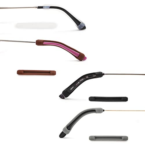 10 paires d'accessoires lunettes lunettes silicone antidérapantes antidérapantes bandes fixation des jambes crochets d'oreille fixes monture lunettes adaptée à lecture sportive et à d'autres activités - Image 4