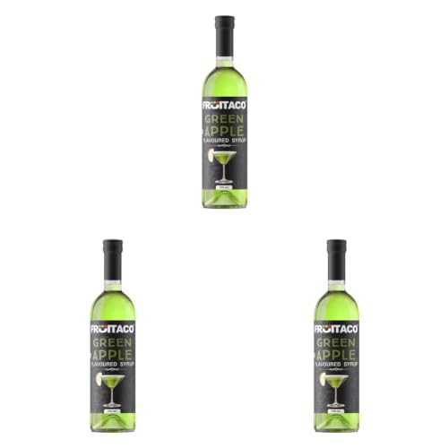 Image of Fruitaco Green Apple Syrup: Perfect Mixer For Enhancing Mocktails & Cocktails, Drinks, And Mojitos At Parties, Syrup Conveniently Packaged In A 750Ml Bottle For All Your Mixing Needs | Non-Alcoholic