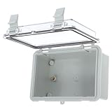 ANDRESLAD Wetterfeste Anschlussdose aus ABS Kunststoff Transparente Abzweigdose Stoßfest und...