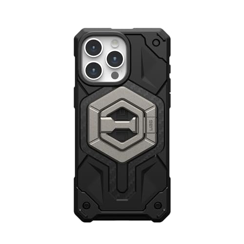 Image of URBAN ARMOR GEAR UAG Magnetic Phone Ring Stand Compatible with MagSafe Magnet, Removable Metal Finger Ring Grip & 360 Rotation Adjustable Kickstand for iPhone 17, Galaxy S26, Titanium