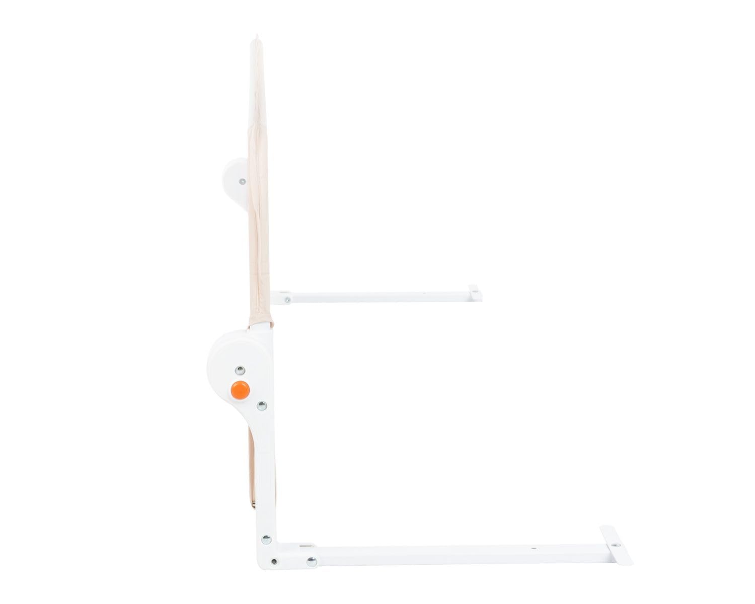 Kikkaboo protezione il letto Sono sicuro 150 cm pieghevole protezione il letto, colorazione:marrone chiaro