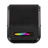 NINMORTH Máquina etiquetadora portátil con batería de 800 mAh y tipo de carga, para mini impresora adhesiva, organización de oficina en casa