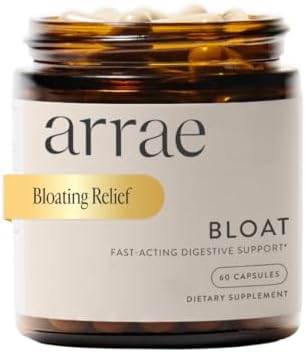 Arrae Bloat Digestive Enzymes Supplement, Bloating Relief, Gas & Indigestion Relief - 60 Capsules