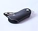 Car&Door Key Case Soft Leather Handmade for Men Women, black,