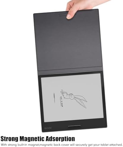 BOZHUORUI Case for 7" Onyx Boox Go 7 & Go 7 Color e-Reader (1/2th Gen,2024/2025 Released) - Slim Lightweight Magnetic Cover with Auto Sleep/Wake (Denim Grey)