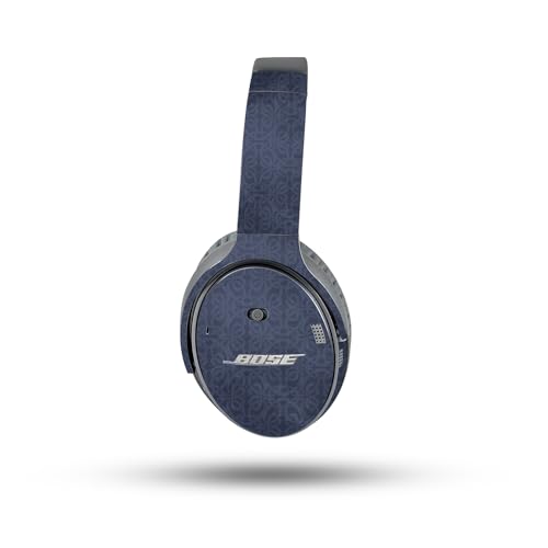 Image of MightySkins Skin Compatible with Bose QuietComfort 35 II Headphones - Charcoal Lattice | Protective, Durable, and Unique Vinyl Decal wrap Cover | Easy to Apply, Remove, and Change Style