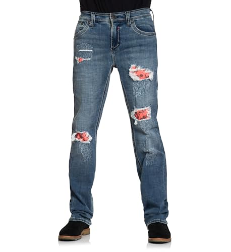 Affliction Mens Denim Jeans' Cooper Devin2